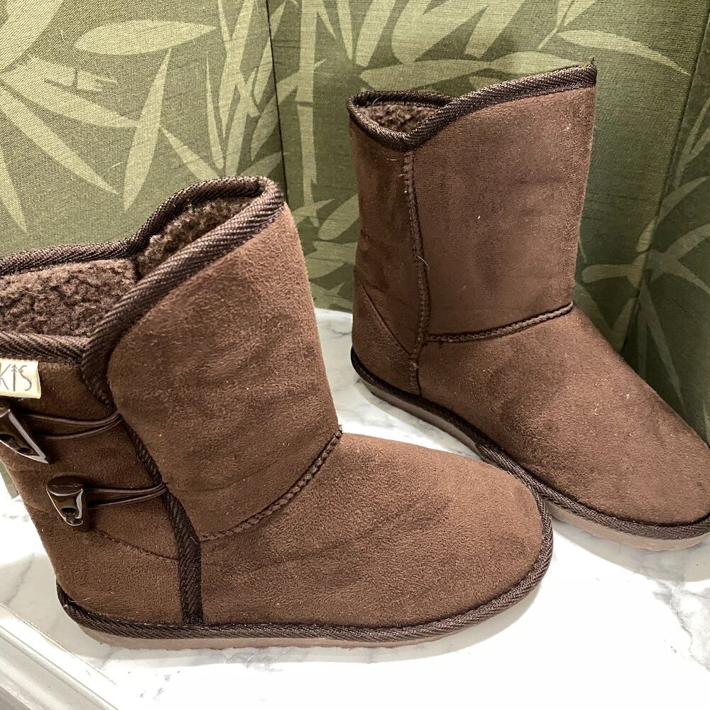 EUC~ESKIES Booties~Brown sz 6 - Picture 4 of 11